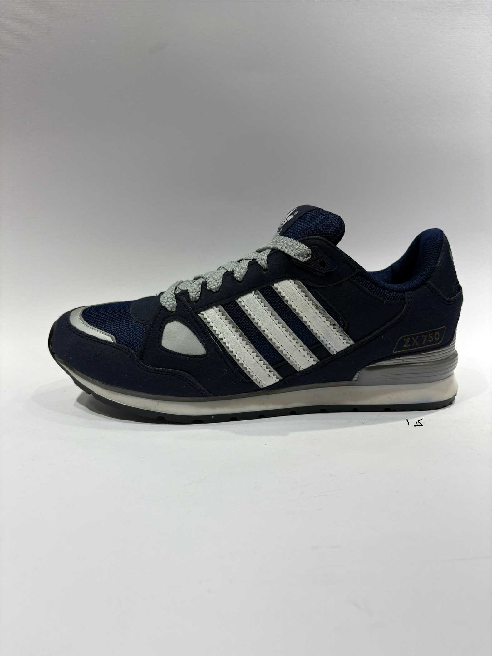 آدیداس مدل -  zx 750 - سرمه ای -  کد 001